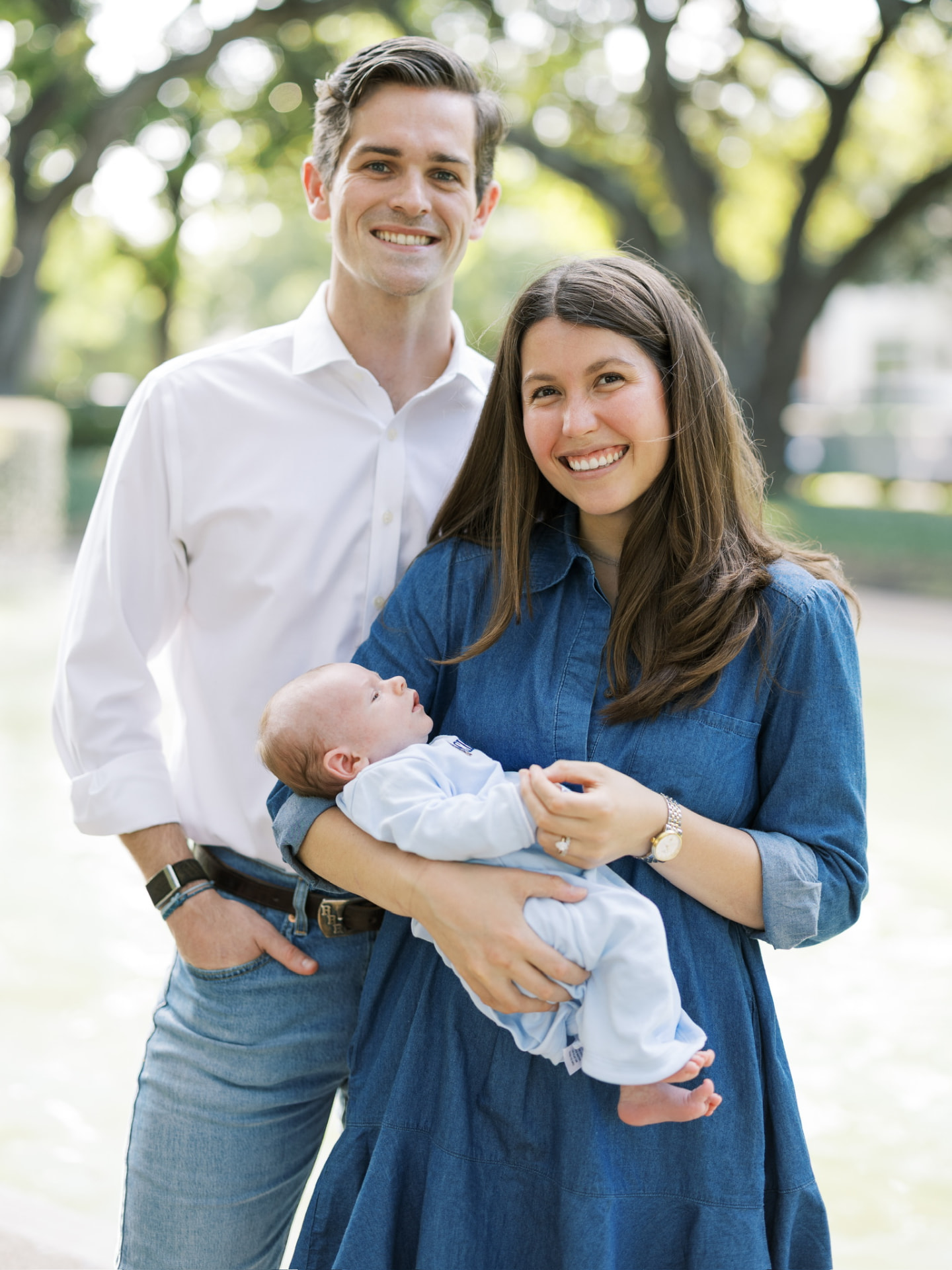 Henry Ryan with his family in Fort Worth