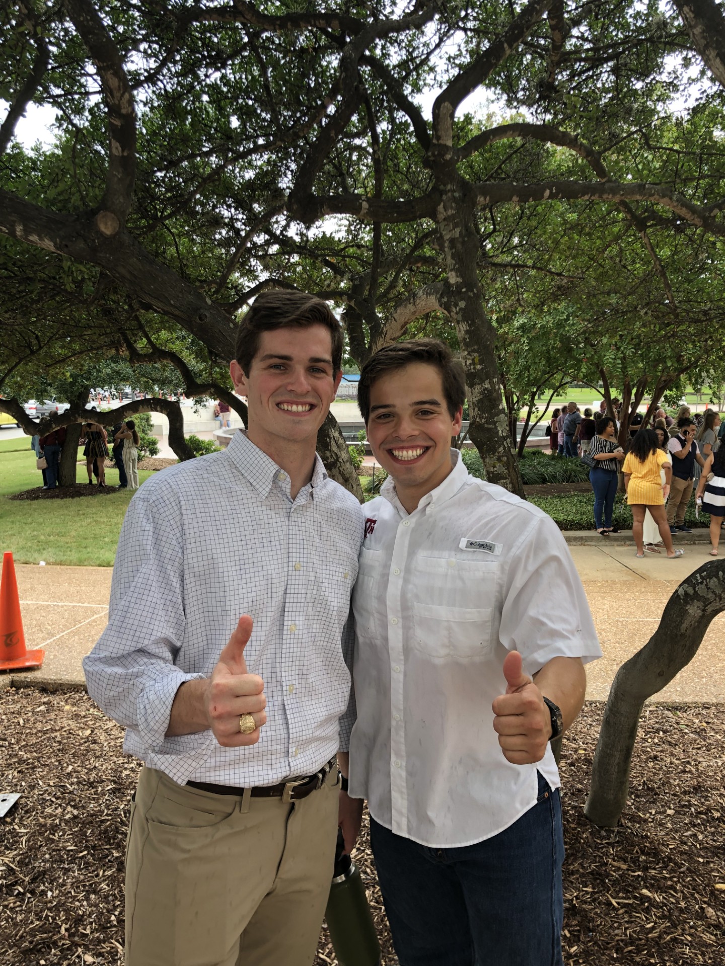 Henry and Steven at Texas A&M